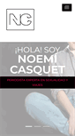 Mobile Screenshot of noemicasquet.com