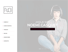 Tablet Screenshot of noemicasquet.com